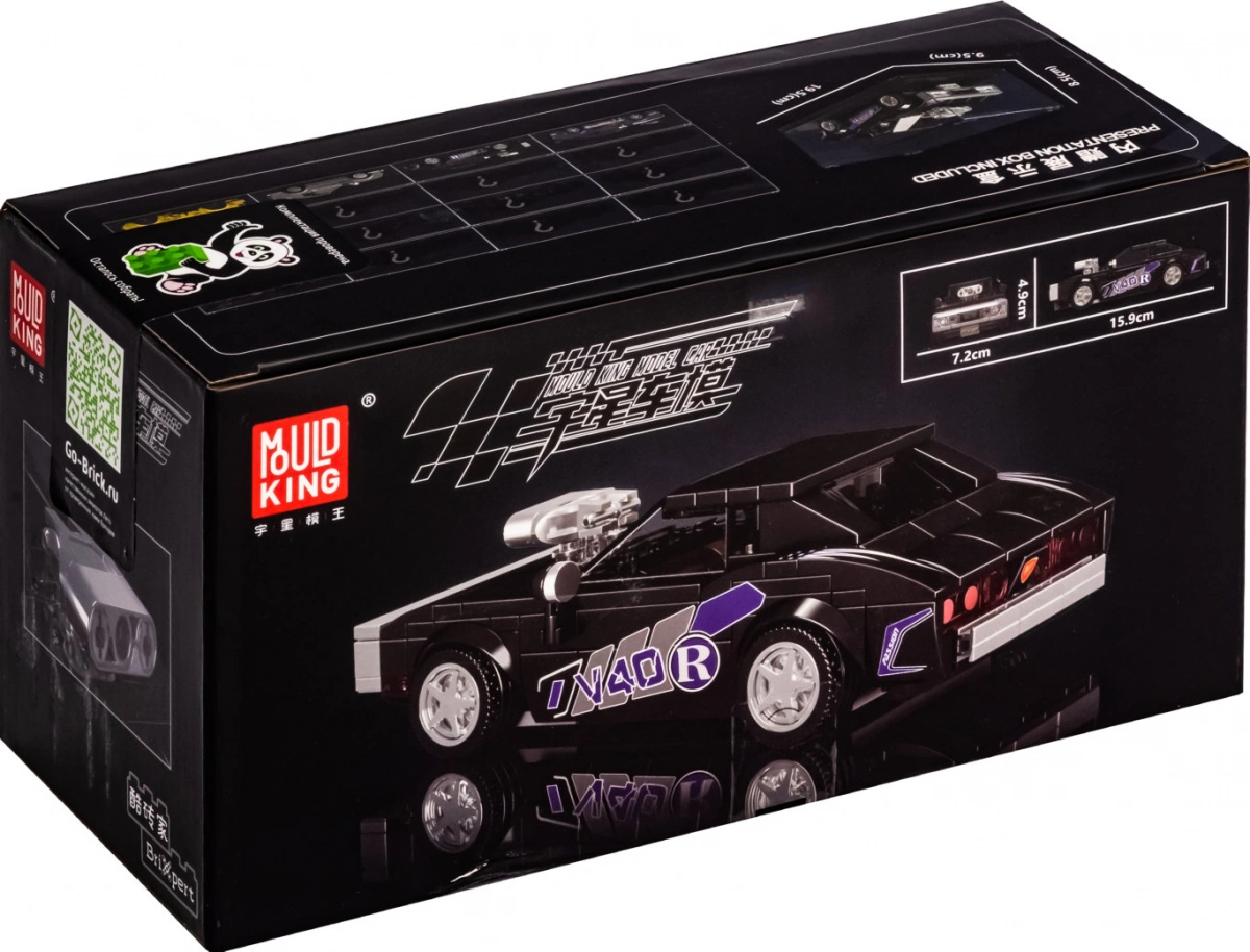 Конструктор Mould King Models 27049. Dodge Charger RT, 346 деталей. Фото 5