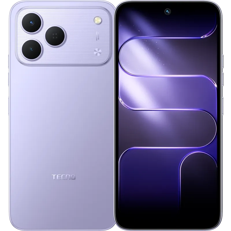 Смартфон Tecno Spark 50 4/256Gb, Сиреневое сияние (KN4n). Фото 1