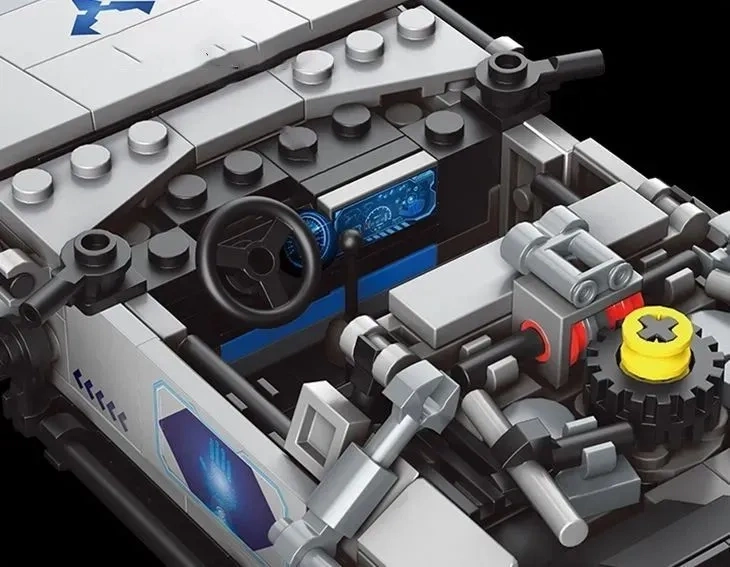 Конструктор Mould King Models 27019. Delorean DMC-12, 392 детали. Фото 4