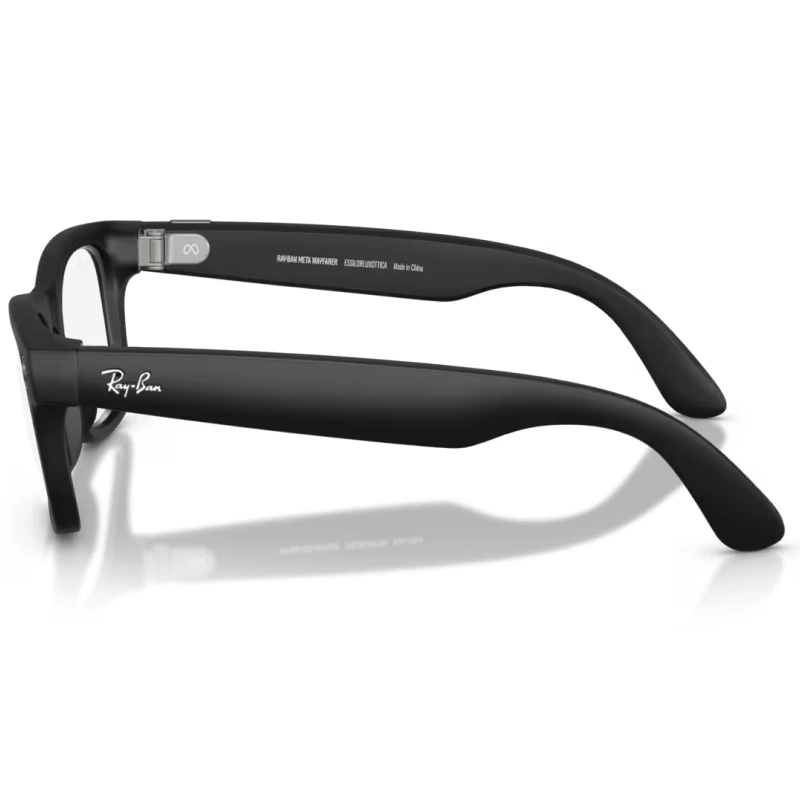 Умные очки Ray Ban Wayfarer (Gen 2) RW4012 Матовый черный/Прозрачный M 150-50mm (601SSB). Фото 3