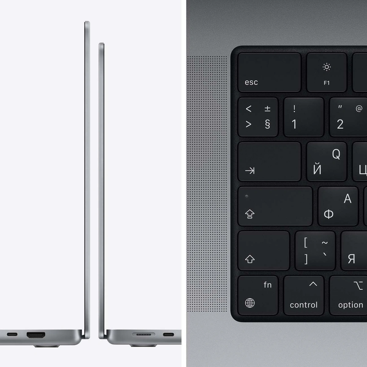 Apple MacBook Pro 14" 1Tb Space Gray (MKGQ3) (M1 Pro 10C CPU M1 Pro, 16 ГБ, 1ТБ SSD, Touch ID). Фото 4