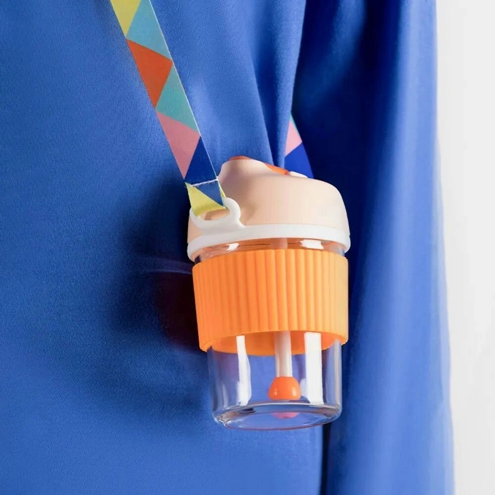 Термокружка Kiss Kiss Fish Rainbow 365ml, Orange Pink (G-U36W). Фото 2