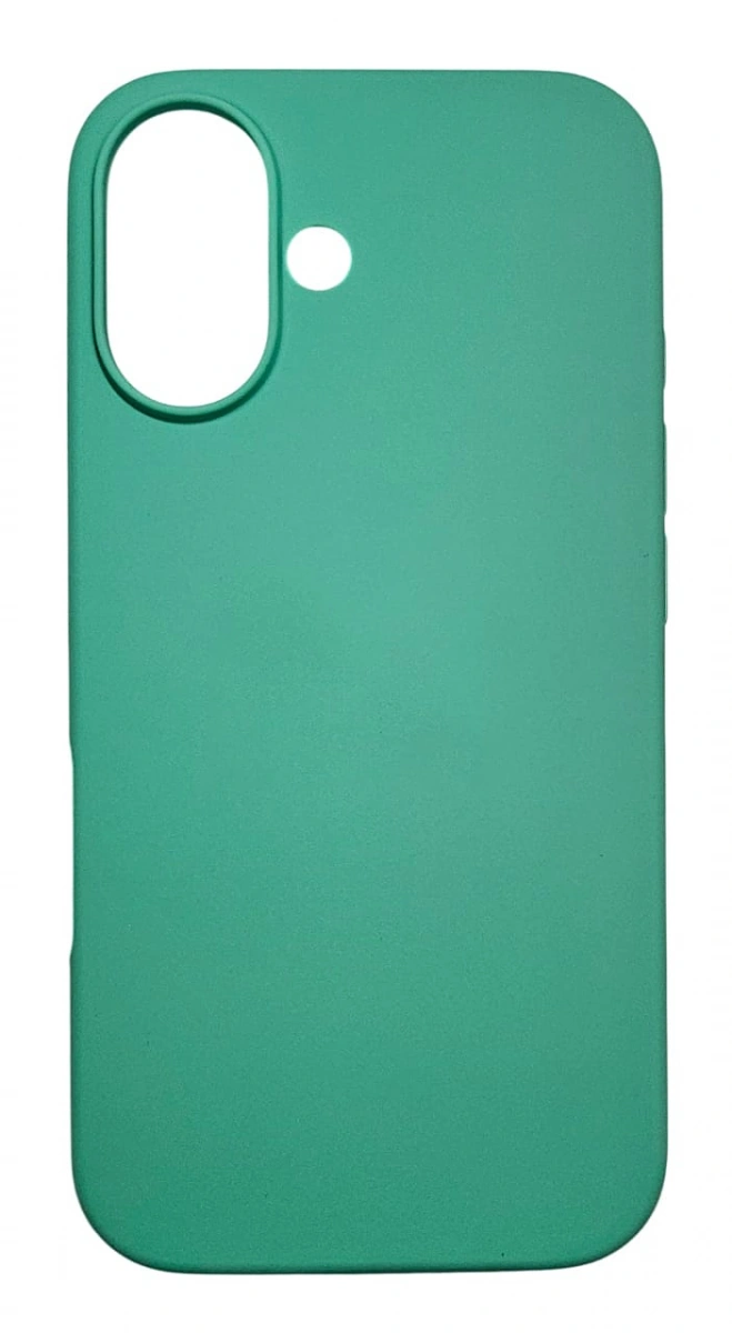 Накладка Silicone Case для iPhone 16, Мятная. Фото 1