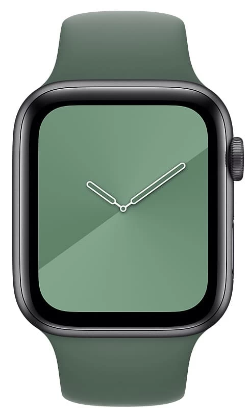 Ремешок для Apple Watch 38/40/41 мм силикон, Тёмно-зелёный