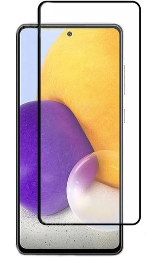 Защитное стекло для Samsung Galaxy A73 / Galaxy A71, Чёрное