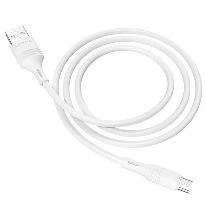 Кабель Borofone BX43 CoolJoy micro USB 1m, Белый