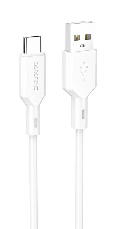 Кабель Borofone BX70 USB for Type-C 1м, Белый