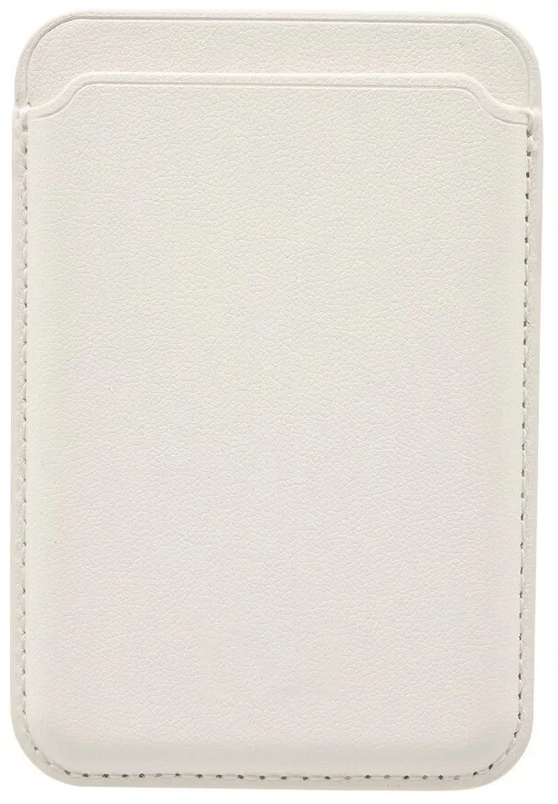 Чехол-бумажник Leather Wallet MagSafe для iPhone, White