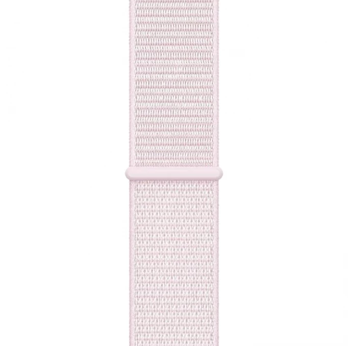 Ремешок для Apple 38/40/41 мм нейлоновый, светло-розовый