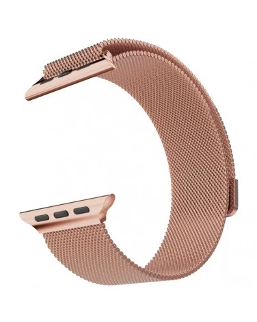 Ремешок для Apple Watch 38/40/41 мм миланский сетчатый браслет, Rose Gold