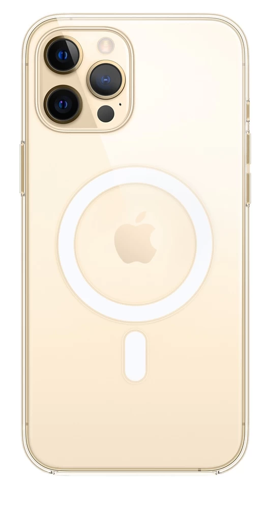 Накладка Clear Case with MagSafe для iPhone 12 Pro / iPhone 12, Прозрачная