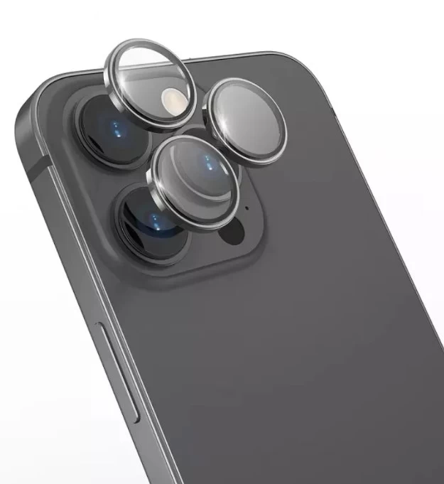 Защитное стекло на камеру Wiwu для iPhone 13 Pro/13 Max Lens Guard, Graphite
