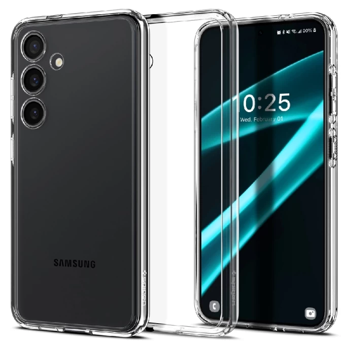 Накладка Spigen Ultra Hybrid для Samsung Galaxy S24 Plus, Crystal Clear (ACS07329)