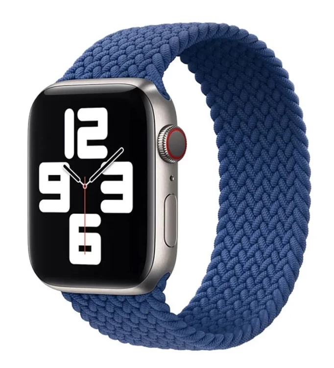 Ремешок Braided Solo Loop (M) для Apple Watch 38/40/41, Синий