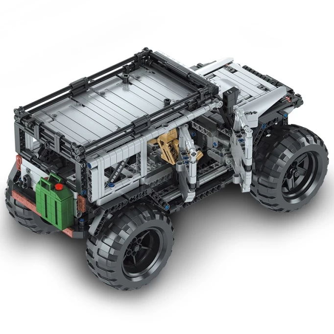 Конструктор Mould King Power Brick (15009) Jeep Wrangler-Expedition, 1285 деталей, пульт ДУ, двигатель
