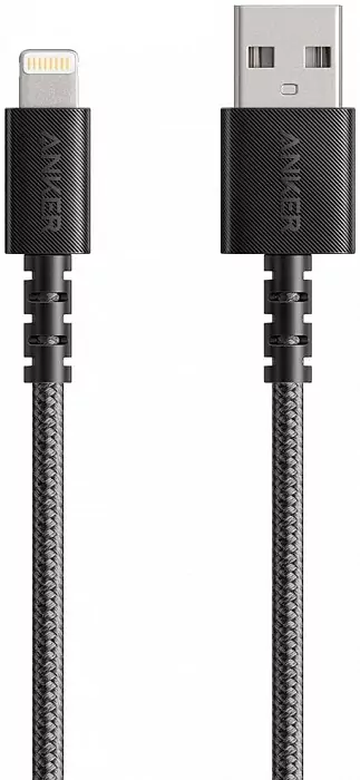 Кабель Anker PowerLine Select+ 0.9m Lightning to USB-A, Чёрный (A8012H12)