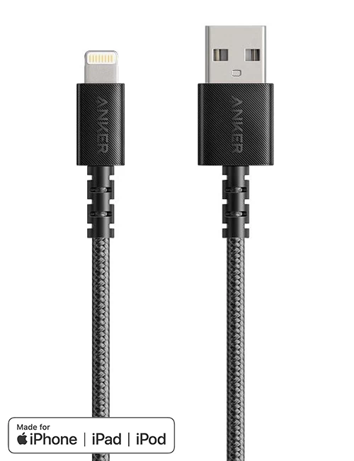 Кабель Anker PowerLine Select+ Lightning to USB 1.8m, Чёрный (A8013H11)