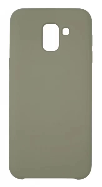 Накладка Silicone Cover для Samsung Galaxy J6 (2018) Grey