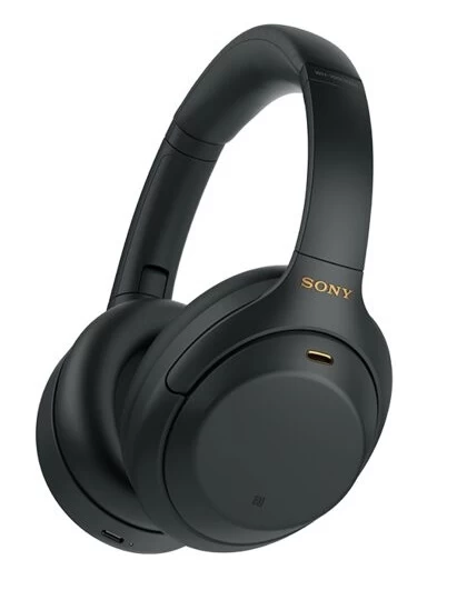 Беспроводные наушники Sony WH-1000XM4/B с шумоподавлением, Чёрные