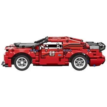 Конструктор Mould King Power Brick (15017) Dodge Challenger красный, 773 детали, пульт ДУ, двигатель