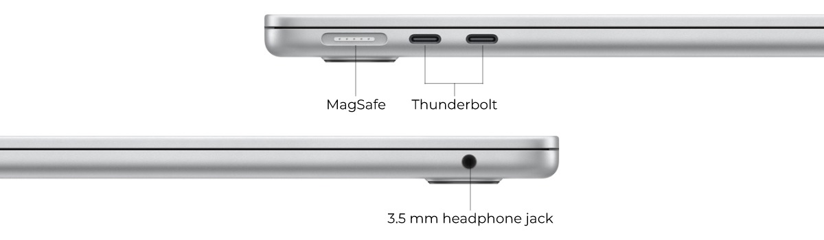 Apple MacBook Air 2022 512Gb Midnight (MLY43) (M2 8C, 8 ГБ, 512 ГБ SSD)